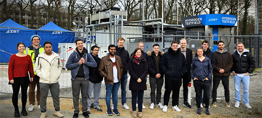 Masterstudenten Exkursion BrennstoffzellenTechnik